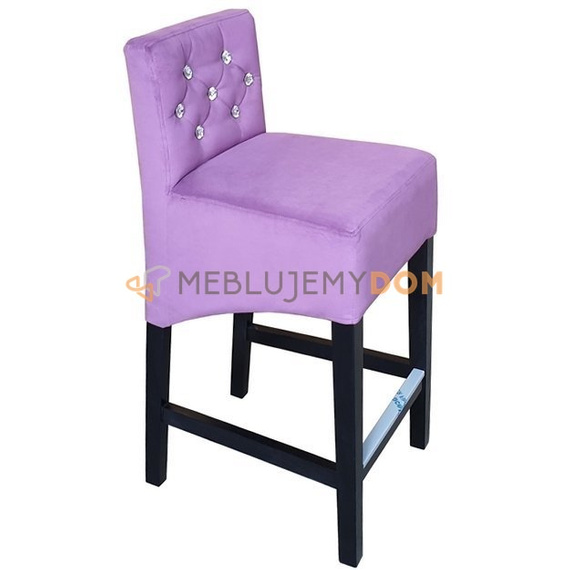 Bar stool OBLIQUE PIK with crystals 93 cm