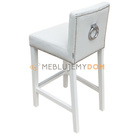 Bar stool NARROW PIK with buttons, thumbtacks and knocker 93 cm