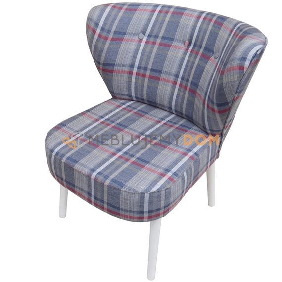 CLUB PIK armchair with buttons 79 cm