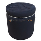 Pouf GLAMOUR with thumbtacks Ø 40 cm