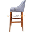 Bar stool DAFFY PIK with thumbtacks and knocker 120 cm