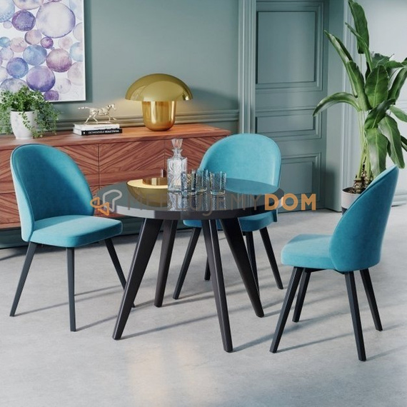 Round table KIRSTEN Veneer Ø 140/100 cm