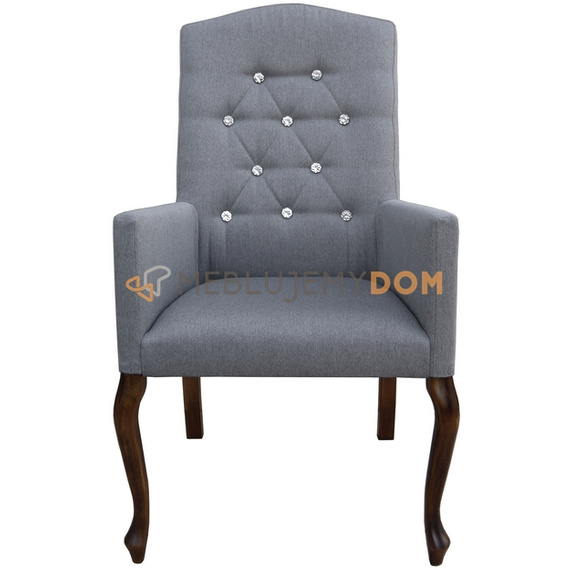 LUDWIK PIK armchair with crystals 110 cm