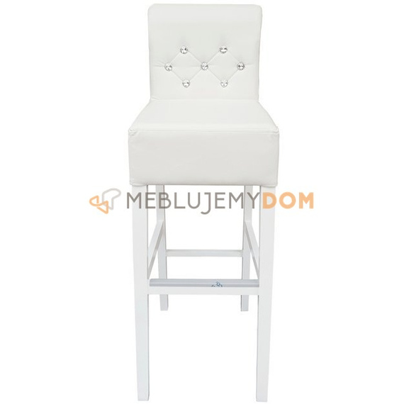 Bar stool SIMPLE PIK with crystals and roller 116 cm