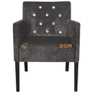 SIMPLE PIK armchair with crystals 84 cm