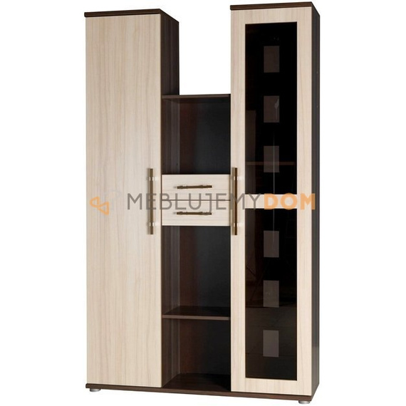 Wardrobe with glass-case LARGO