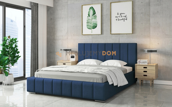Upholstered bed BERGAMO