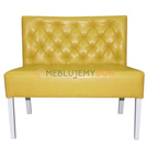 Upholstered bench CINDY PIK 84 cm