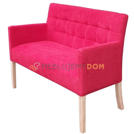 Upholstered bench HOLLY PIK Square 84 cm