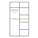 2-door wardrobe LARGO