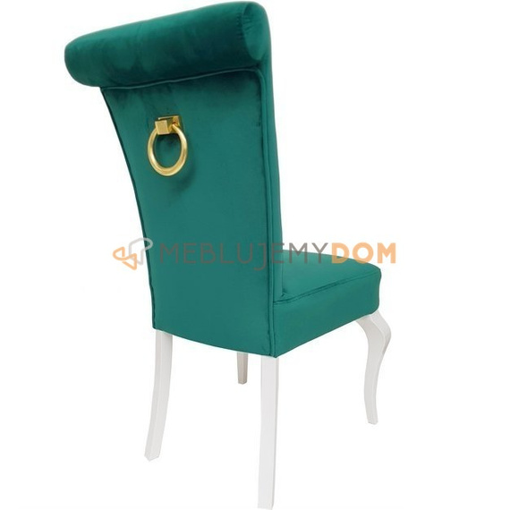 Chair FLAVIO with crystals and knockers 100 cm