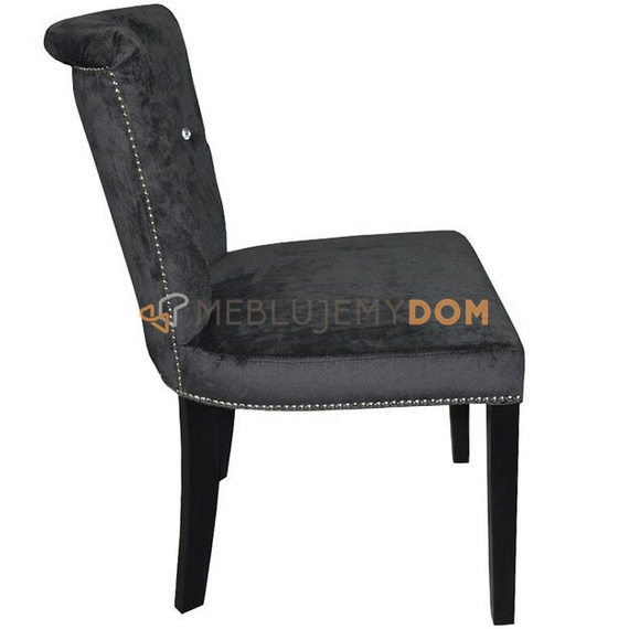 MICHELLE chair with crystals, thumbtacks and knocker 87 cm