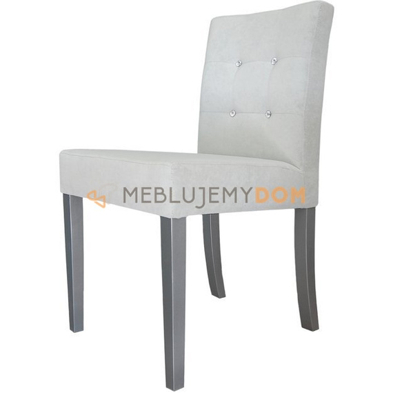 NARROW PIK Square chair with crystals 84 cm