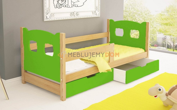 Bed BRIAN TEDDY BEAR with a railing