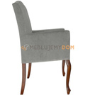 LUDWIK armchair with thumbtacks and knocker 101 cm