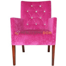 SIMPLE PIK armchair with crystals 98 cm
