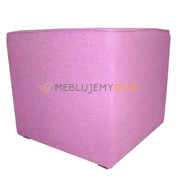 Pouf CUBE with piping 50 x 50 cm