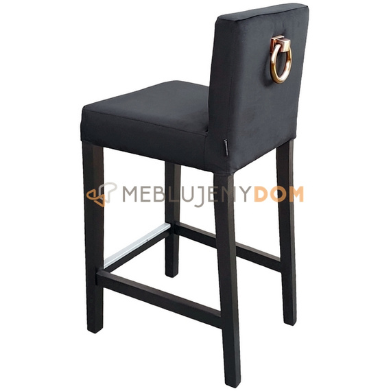 Bar stool NARROW with copper knocker 93 cm