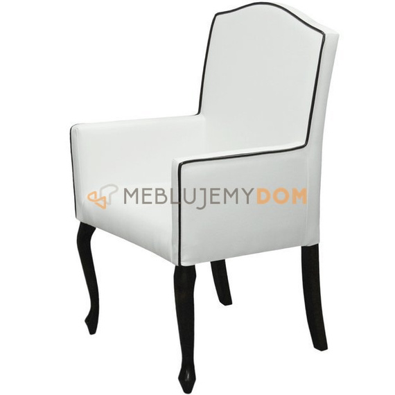 LUDWIK armchair with piping 101 cm