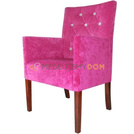 SIMPLE PIK armchair with crystals 98 cm