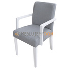 NARROW chair with wooden armrests 84 cm