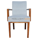 VALENCIA chair with wooden armrests 84 cm