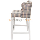 Bar stool USZAK PIK with buttons and thumbtacks 97 cm