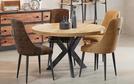 Dining room set MALTE round + VENTURA with knocker