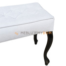 Pouf LUDWIK PIK with piping 50 x 30 cm