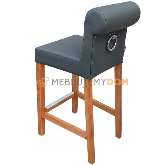 Bar stool NARROW PIK with buttons, roller and knocker 96 cm