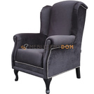 USZAK VELVET armchair with thumbtacks