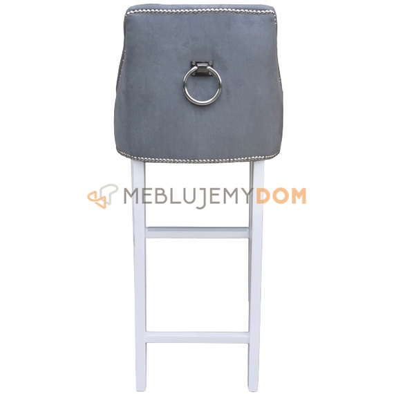 Bar stool DAFFY PIK with thumbtacks and knocker 110 cm