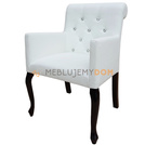 LUDWIK PIK armchair with crystals and roller 87 cm