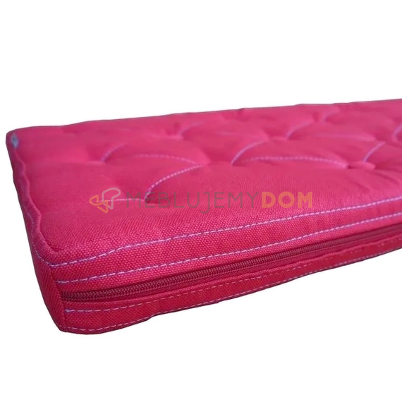 Cushion for seat SOFT PIK with contrasting thread 125 x 42 cm