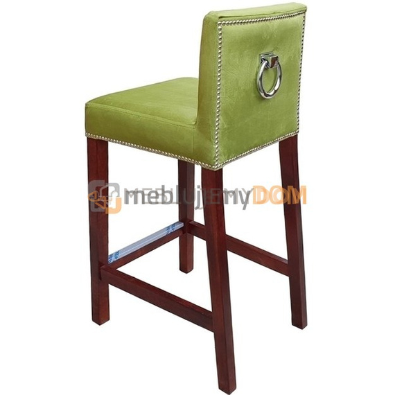 Bar stool NARROW with thumbtacks and knocker 91 cm