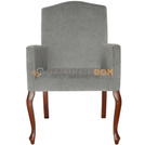 LUDWIK armchair with thumbtacks and knocker 101 cm
