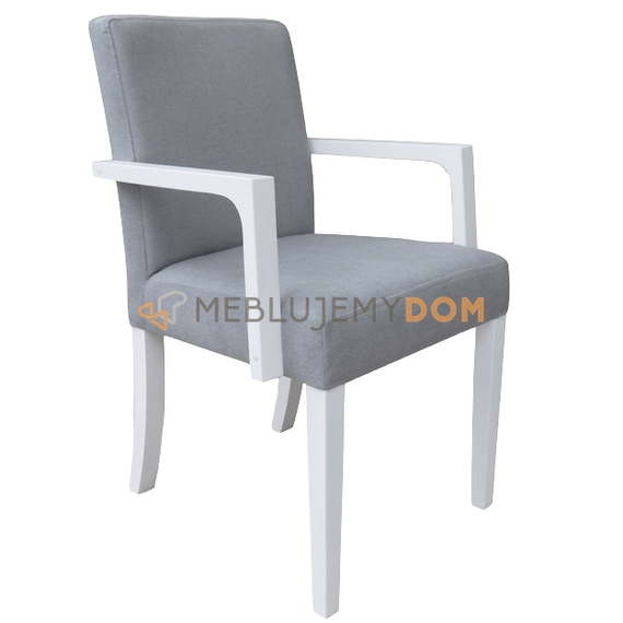 NARROW chair with wooden armrests 84 cm