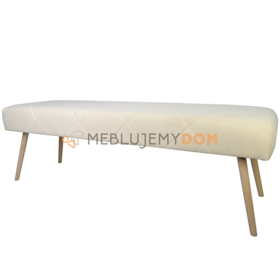 Pouf JUDITH with stitching 110 x 45 cm