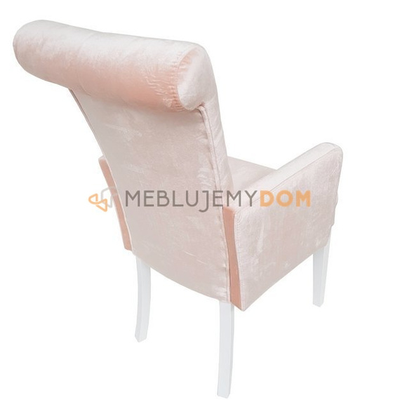 Chair MARCELO with crystals and armrests 100 cm