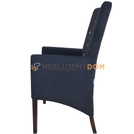 OBLIQUE PIK armchair with crystals 107 cm