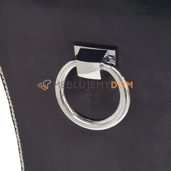 Chair MARCELO with thumbtacks and knocker 100 cm