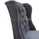 MATEO PIK chair with thumbtacks and knocker 106 cm