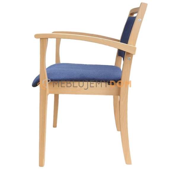 Stacking chair DANILO with armrests 82 cm