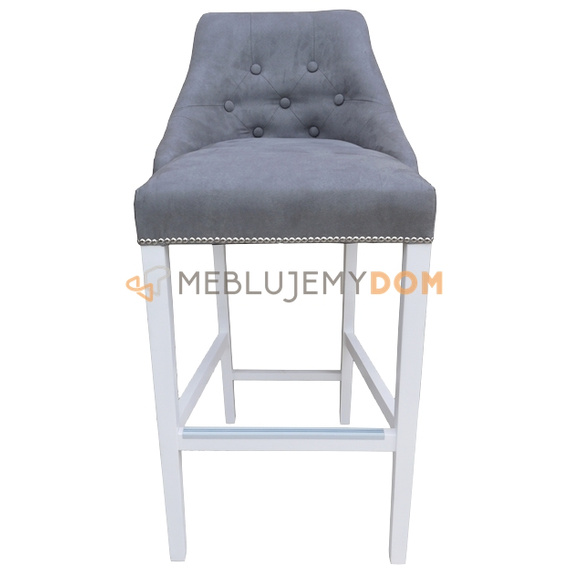 Bar stool DAFFY PIK with thumbtacks and knocker 110 cm