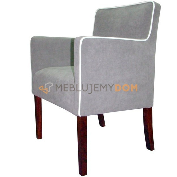 SIMPLE armchair with piping 84 cm