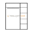 3-door wardrobe OMAR