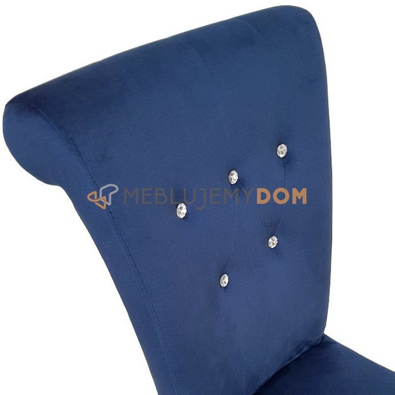 Chair TIZIANO with crystals and knocker 100 cm