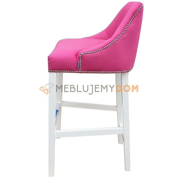 Bar stool DAFFY with thumbtacks 110 cm