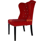 MATEO PIK chair with crystals, thumbtacks and knocker 106 cm