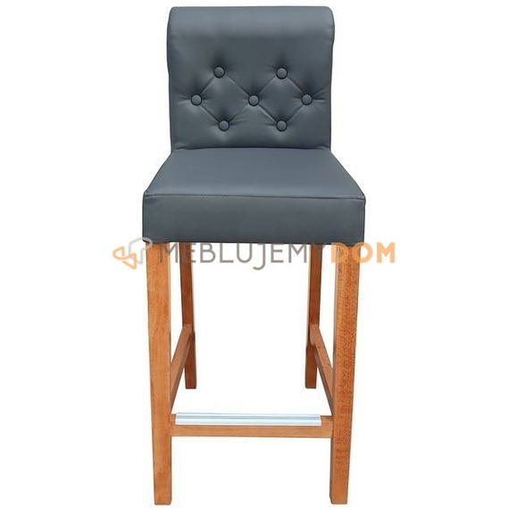 Bar stool NARROW PIK with buttons, roller and knocker 96 cm